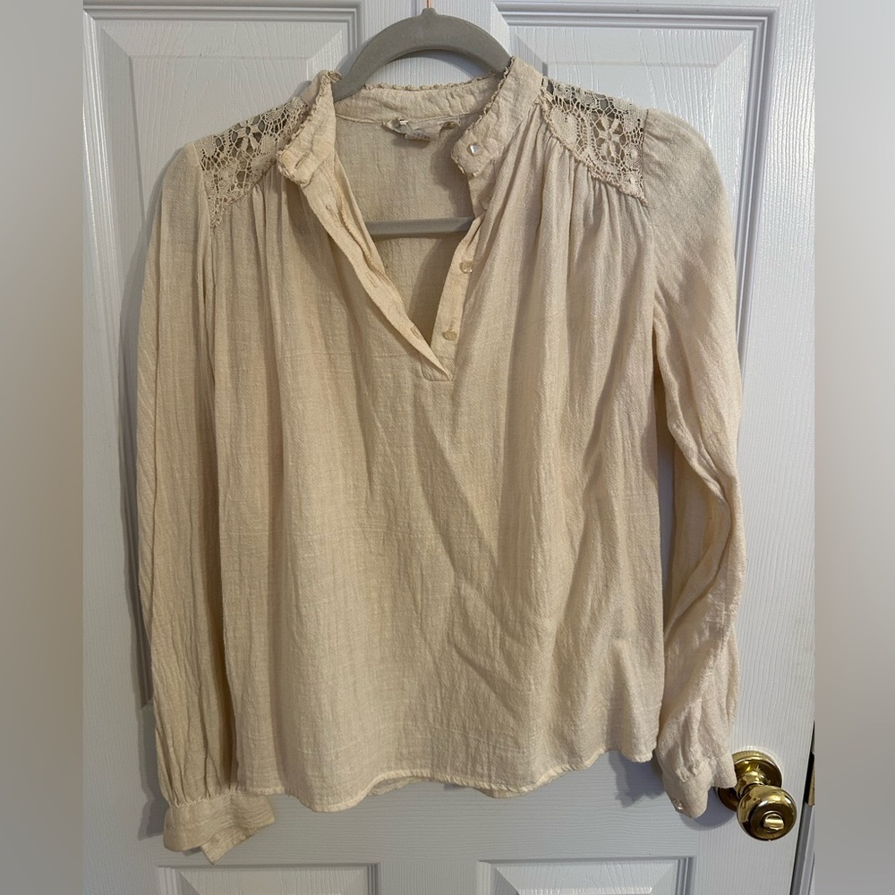 Vintage Mr. Darcy Beige blouse